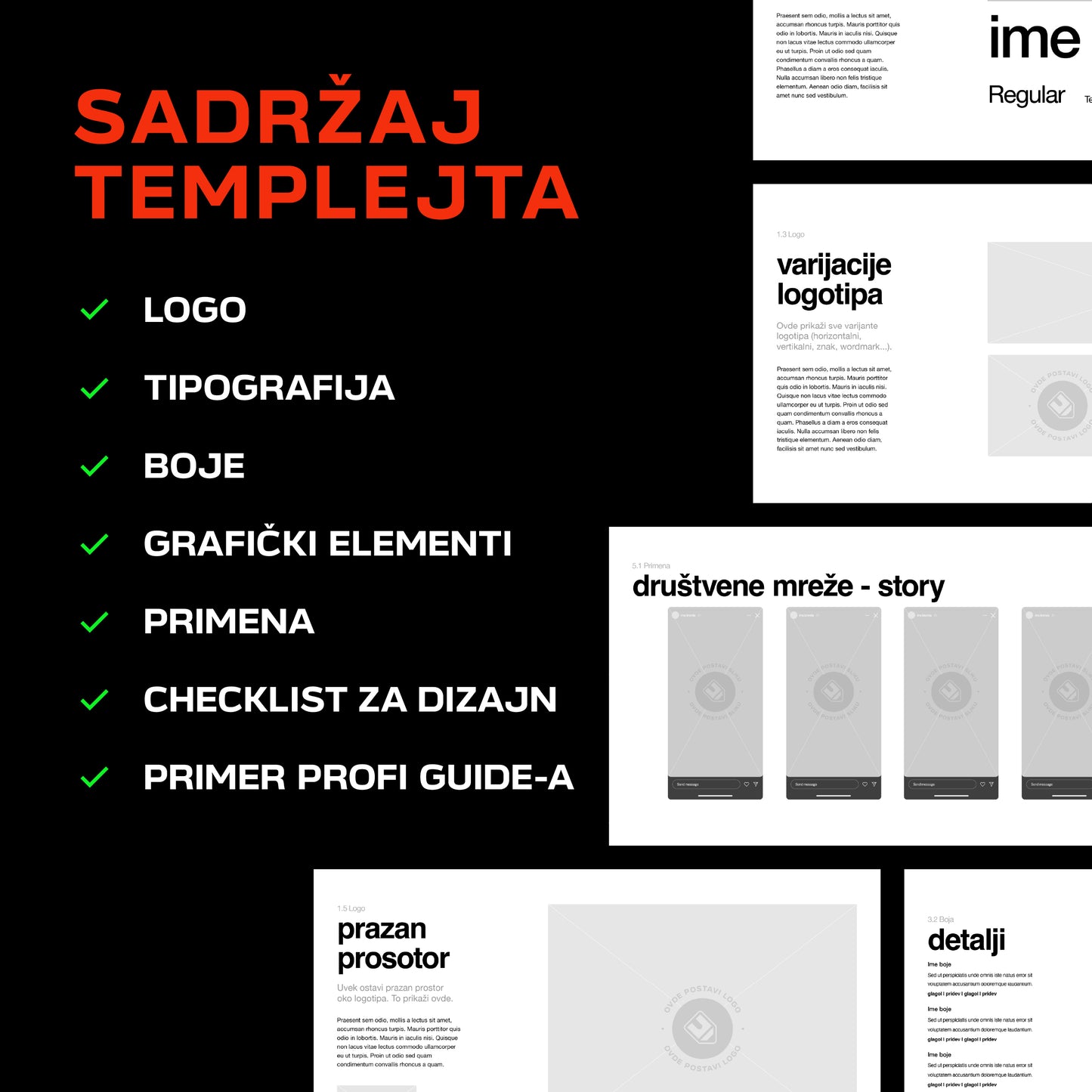 Premium Brand Guide Templejt