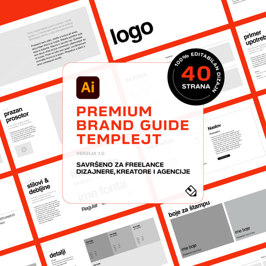 Premium Brand Guide Templejt
